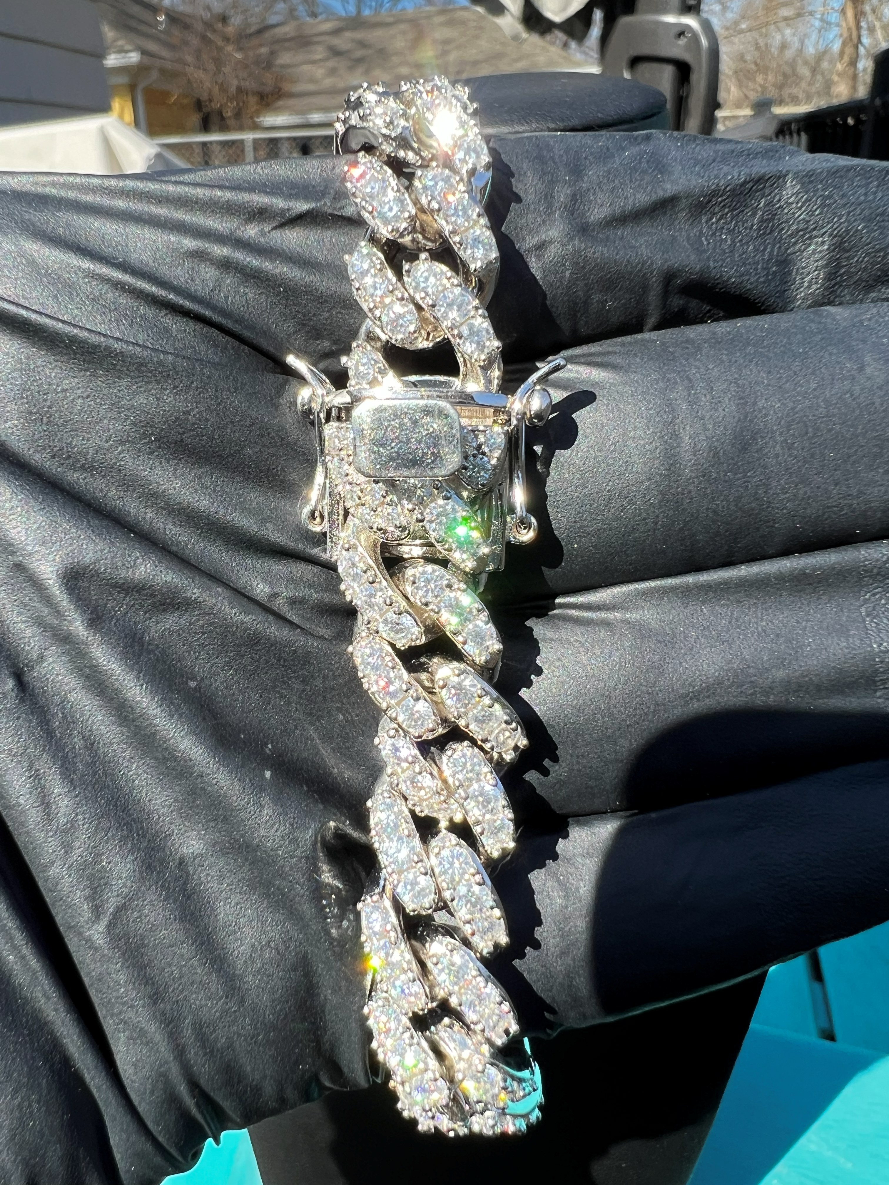 Cuban Bracelet 925 Sterling Silver