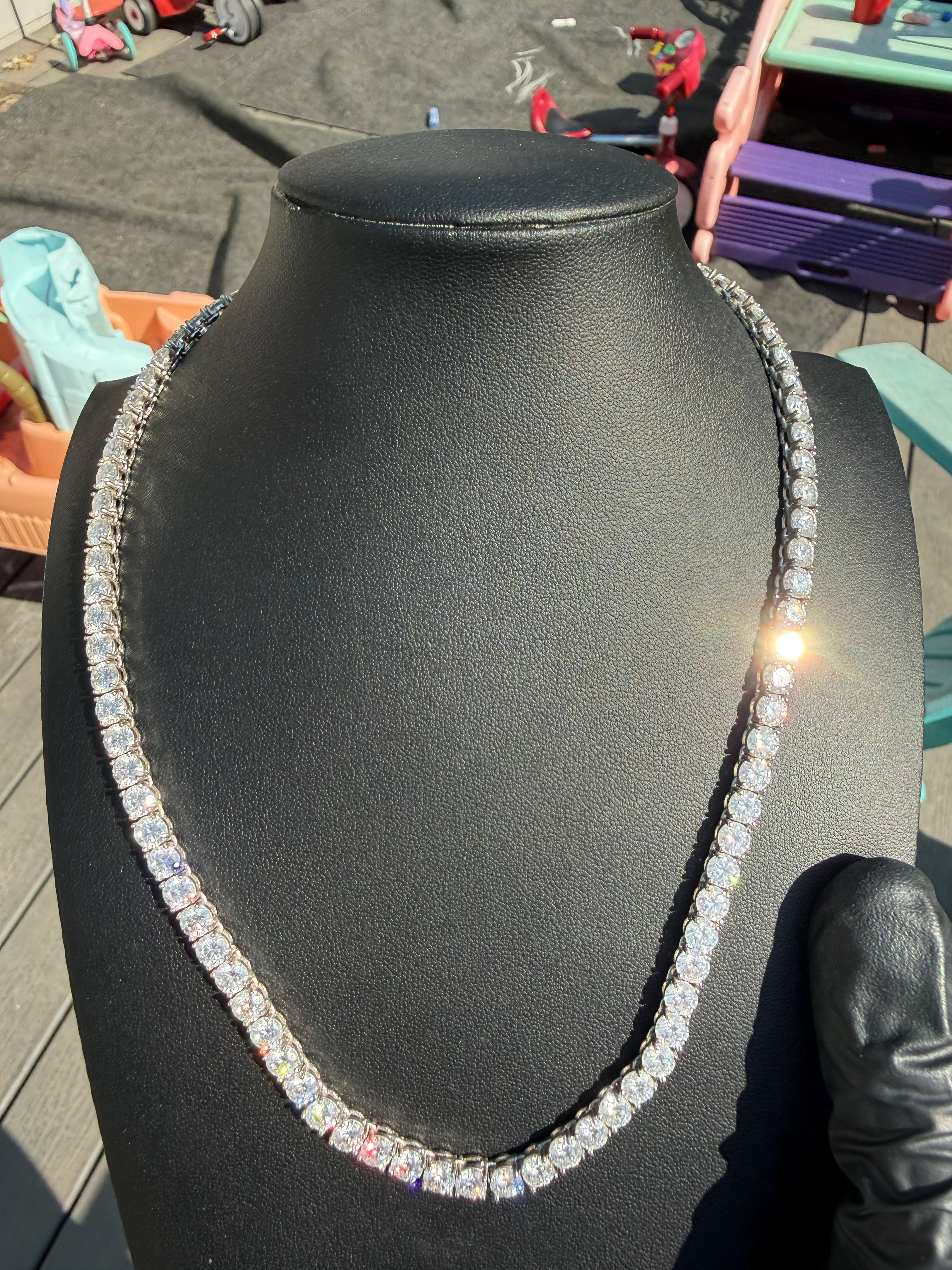 5mm VVS Moissanite Tennis Chain